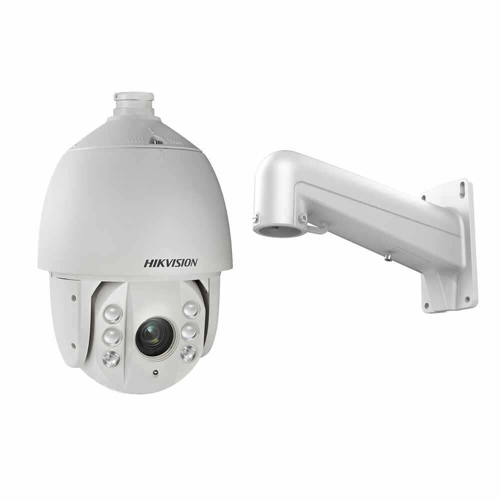 Camera supraveghere Speed Dome Hikvision TurboHD DS-2AE7232TI-A, 2 MP, IR 150 m, 4.8 - 153 mm, 32x + Suport