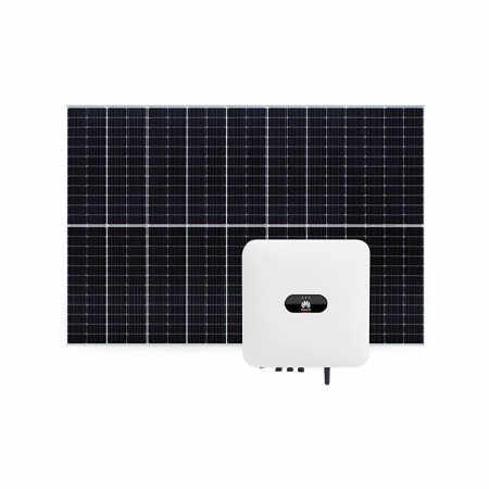 Sistem fotovoltaic 8 kW, invertor ON Grid trifazat WiFi si 21 panouri Canadian Solar, 120 celule, 375 W