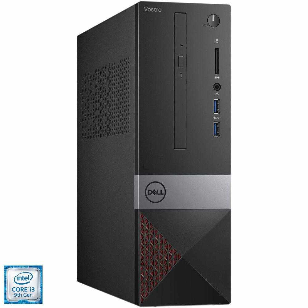 Sistem Desktop PC Dell Vostro 3471, Intel® Core™ i3-9100, 4GB DDR4, HDD 1TB, Intel® UHD Graphics, Ubuntu 18.04