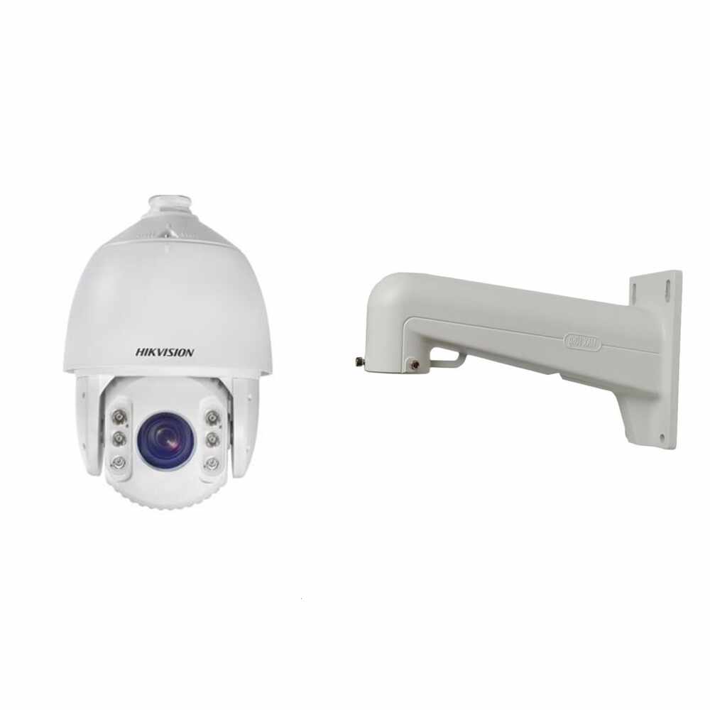 Camera supraveghere IP Speed Dome Hikvision DS-2DE7425IW-AE, 4 MP, IR 150 m, 4.8 - 120 mm, 25x + suport, auto tracking