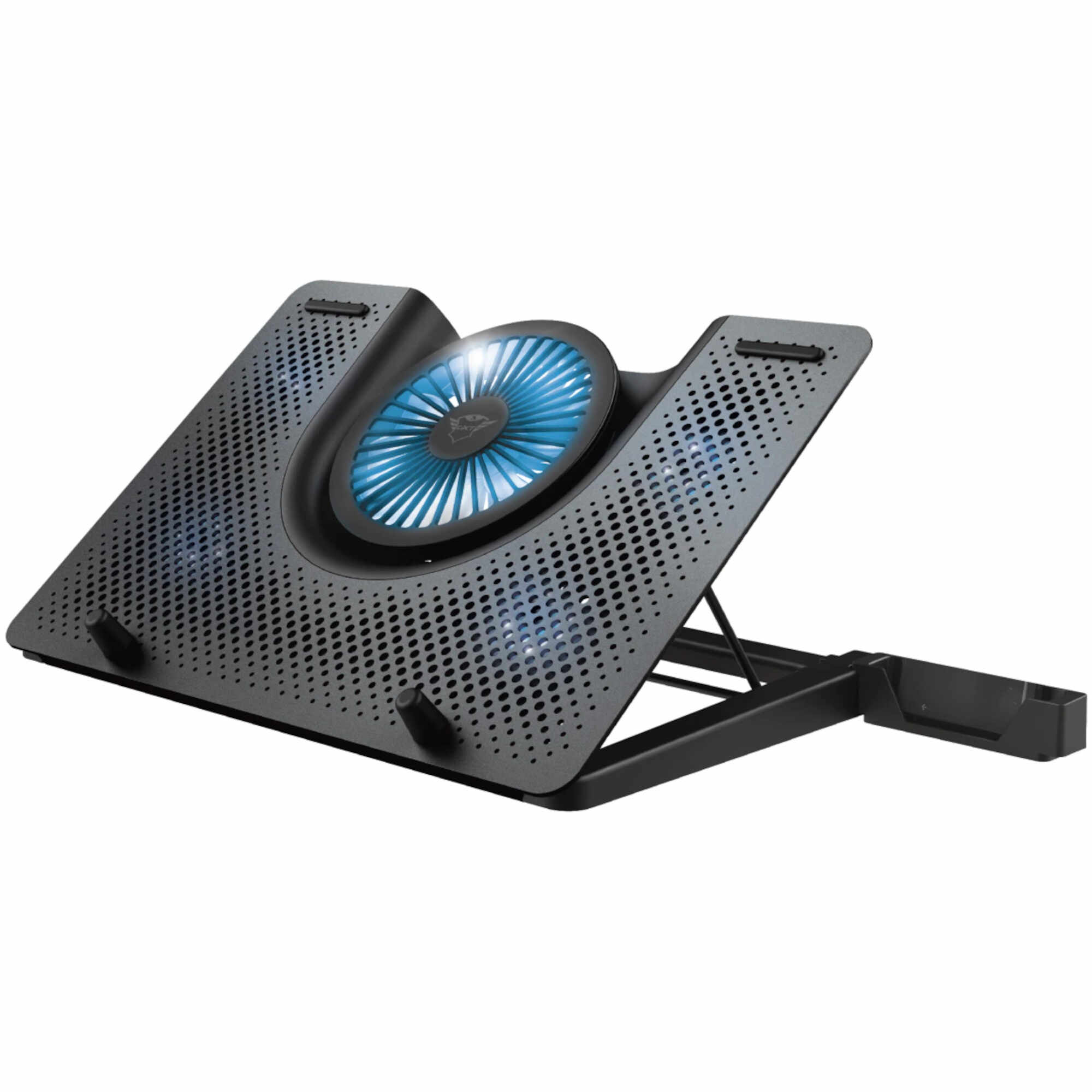 Cooler laptop Trust GXT 1125 Quno, Iluminare LED, Negru