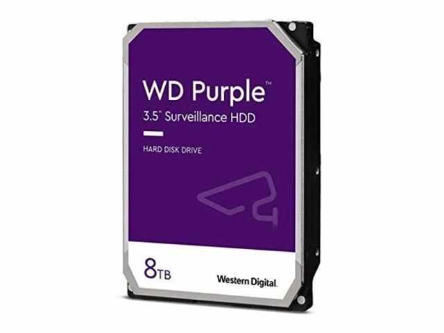 Hard Disk 8 TB, Western Digital Purple 8TB Surveillance HDD, WD84PURZ