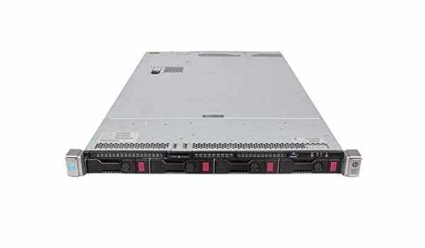 Server Refurbished HP ProLiant DL360 G9 1U, 2 x Intel Xeon 16-Core E5-2698 V3 2.30 - 3.60GHz, 128GB DDR4 ECC, 2 x SSD 1TB 870 EVO + 2 x 10TB HDD SAS/7.2k, Raid HP P440ar/2GB, 4 x Gigabit + 2 x 10/40Gbps QSFP, iLO 4 Advanced, 2xSurse 1400W
