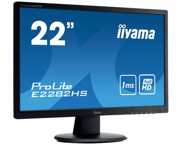 Monitor Refurbished Iiyama E2282HS, 22 Inch Full HD, VGA, DVI, HDMI