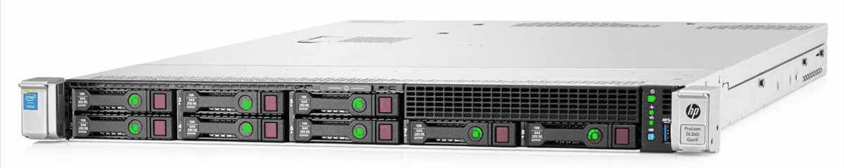 Server Refurbished HP ProLiant DL360 G9 1U, 2 x Intel Xeon 22-Core E5-2699 V4 2.20 - 3.60GHz, 128GB DDR4 ECC, 2 x SSD 1TB + 2 x 1.8TB HDD SAS/7.2k, Raid HP P440ar/2GB, 4 x Gigabit + 2 x 10Gbps SFP, iLO 4 Advanced, 2xSurse 800W